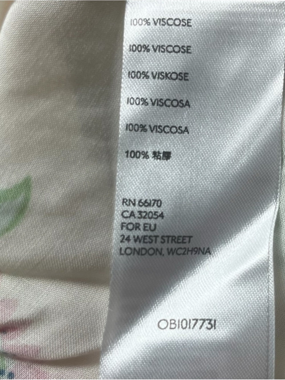 Anthropologie Women’s‎ Floral Midi Dress Size 0 Boho Viscose NWT - Picture 6 of 14